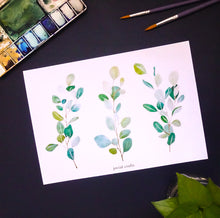Load image into Gallery viewer, Watercolour Leaves Prints