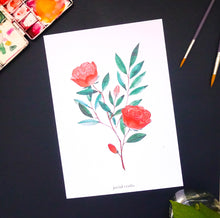 Load image into Gallery viewer, Watercolour Roses Prints