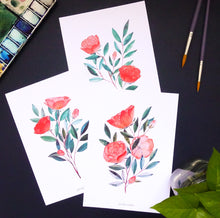Load image into Gallery viewer, Watercolour Roses Prints