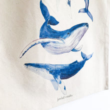 Load image into Gallery viewer, Whale Tote Bag
