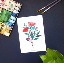 Load image into Gallery viewer, Watercolour Roses Prints
