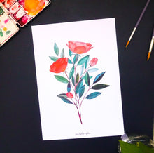 Load image into Gallery viewer, Watercolour Roses Prints