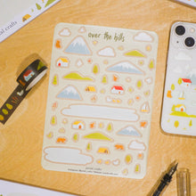 Load image into Gallery viewer, Over the Hills Sticker Sheet
