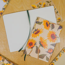 Load image into Gallery viewer, Sunflower Fields Blank Notebook
