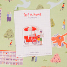 Load image into Gallery viewer, Ice-cream Cart Fridge Magnet
