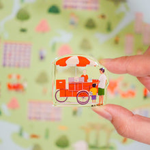 Load image into Gallery viewer, Ice-cream Cart Fridge Magnet
