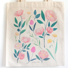 Load image into Gallery viewer, field of flowers Tote Bag
