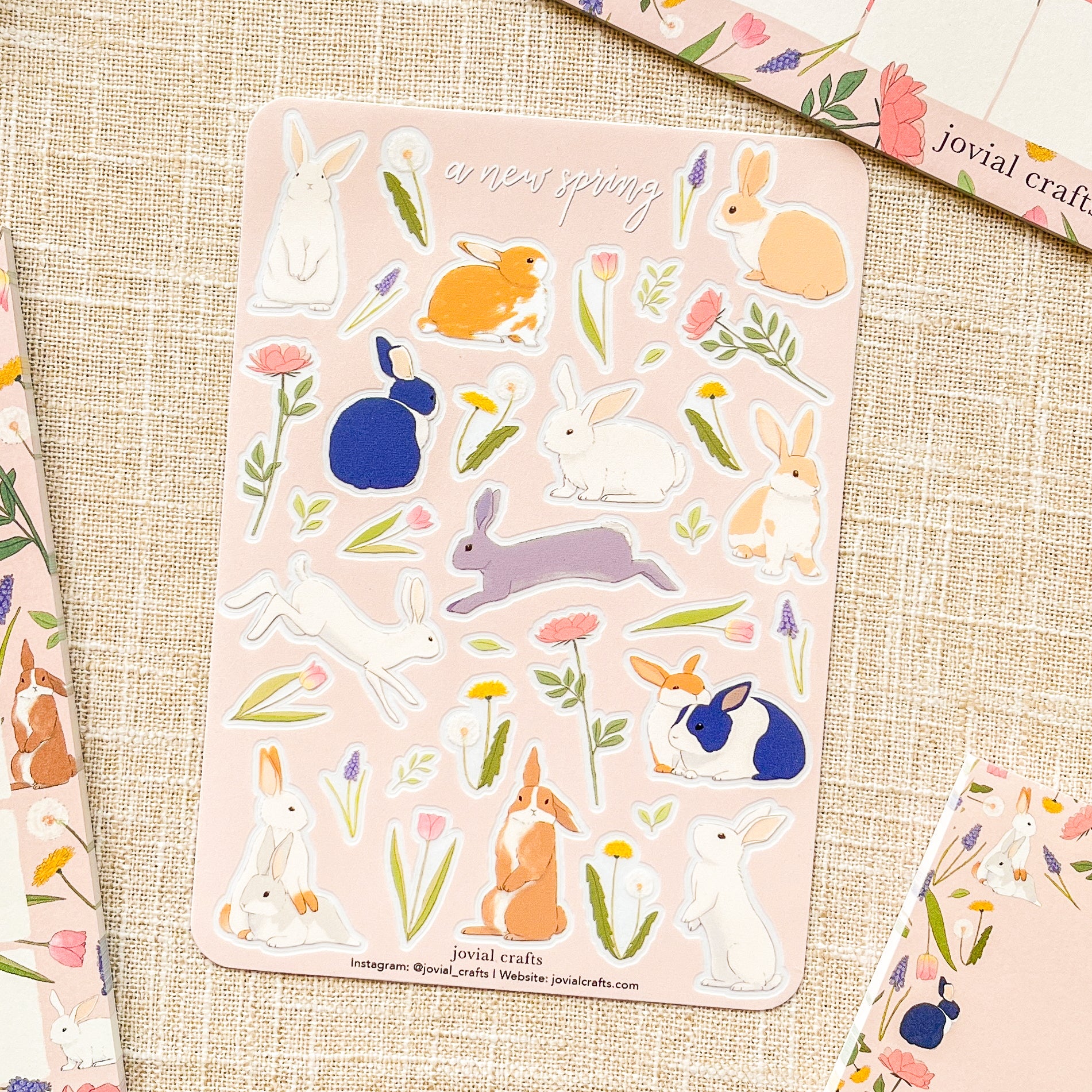 Translucent Spring Stickers A New Spring Transparent Sticker sheet – Jovial Crafts