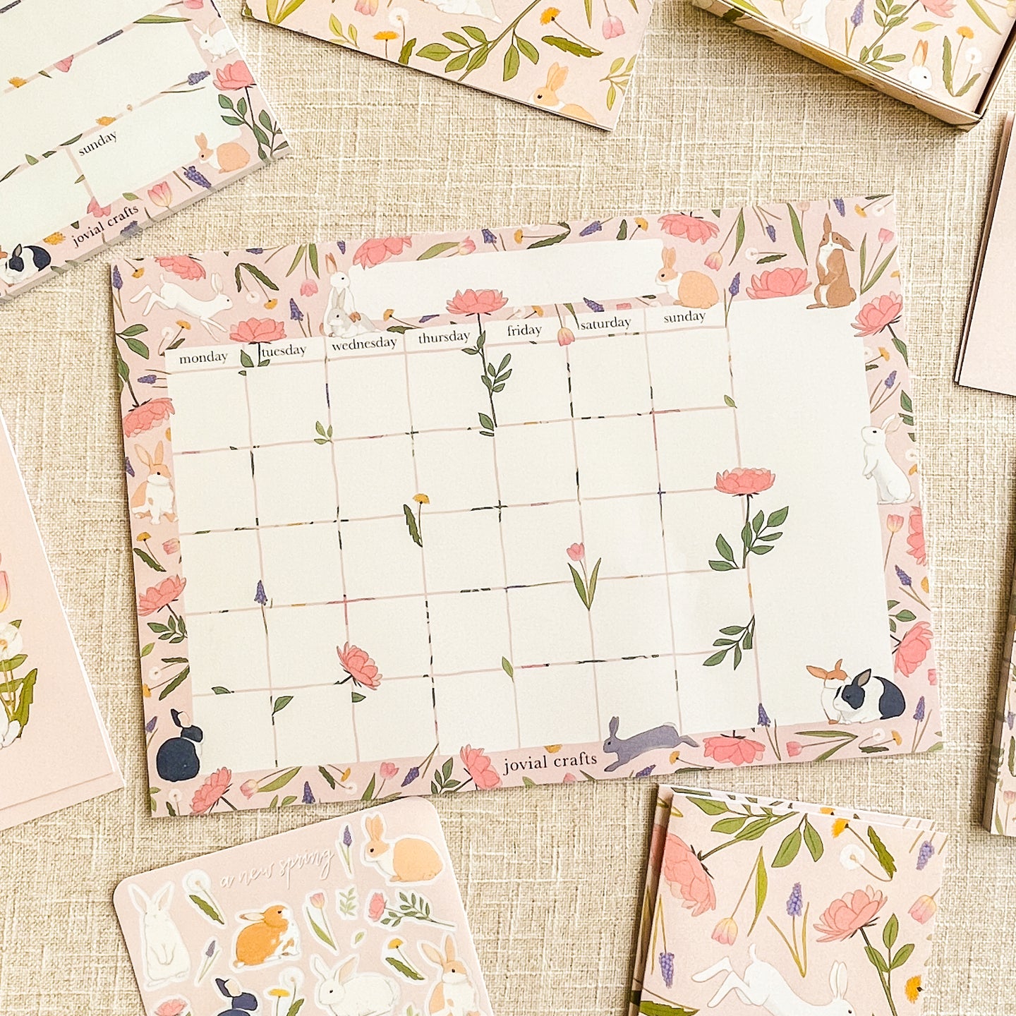 A New Spring Monthly Planner