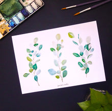 Load image into Gallery viewer, Watercolour Leaves Prints
