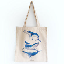 Load image into Gallery viewer, Whale Tote Bag

